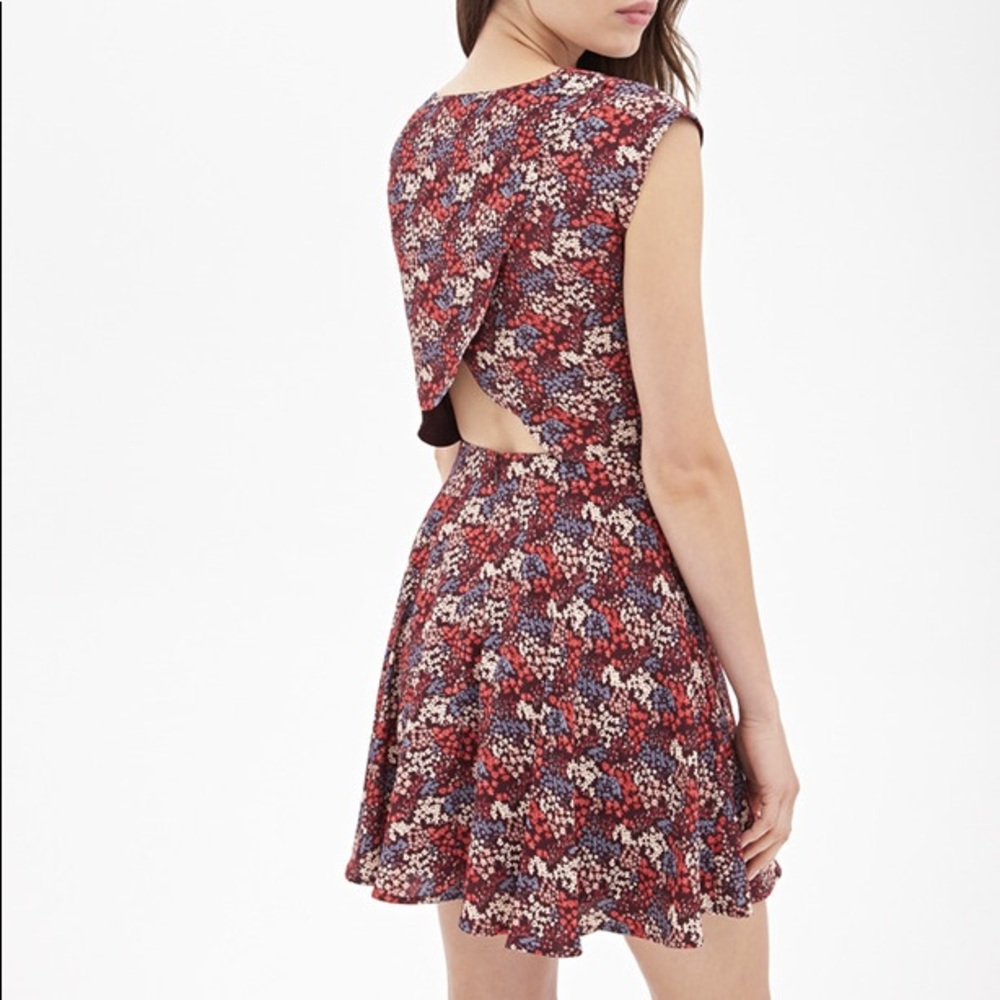 Floral print dress